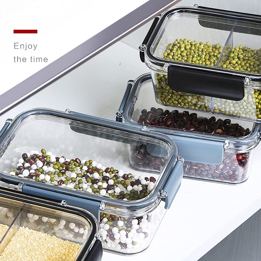 Speckles Set Of 3 Freshlock 3-Piece Set Mixed Size Plastic Food Storage Meal Prep Container Set