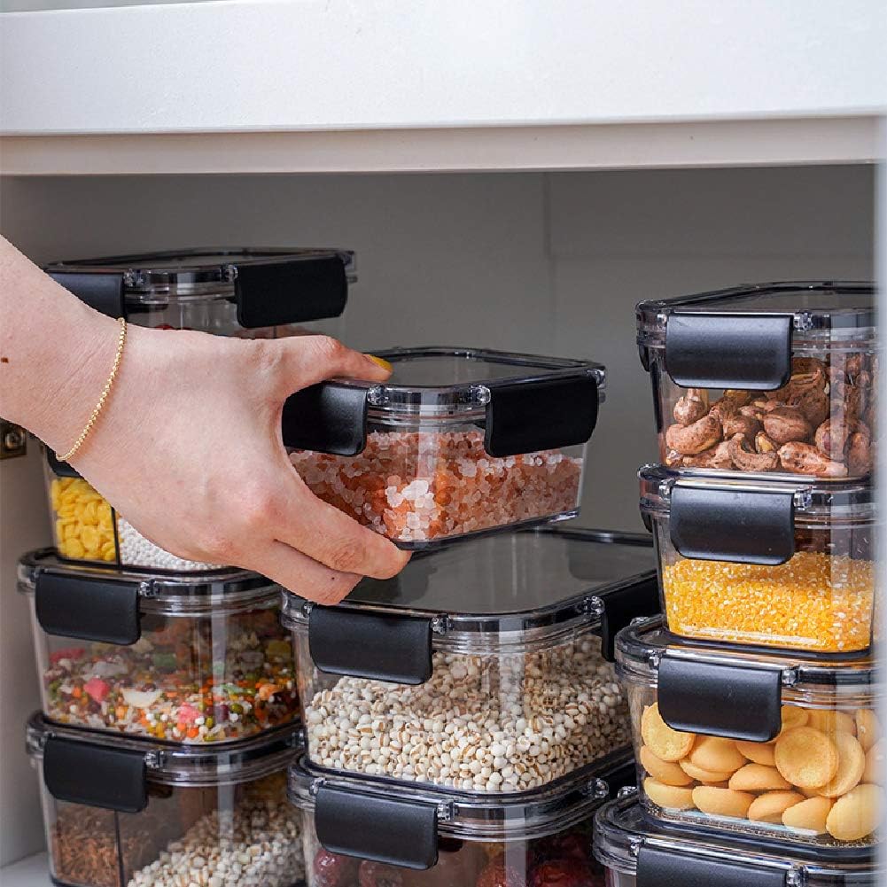 Speckles Set Of 3 Freshlock 3-Piece Set Mixed Size Plastic Food Storage Meal Prep Container Set