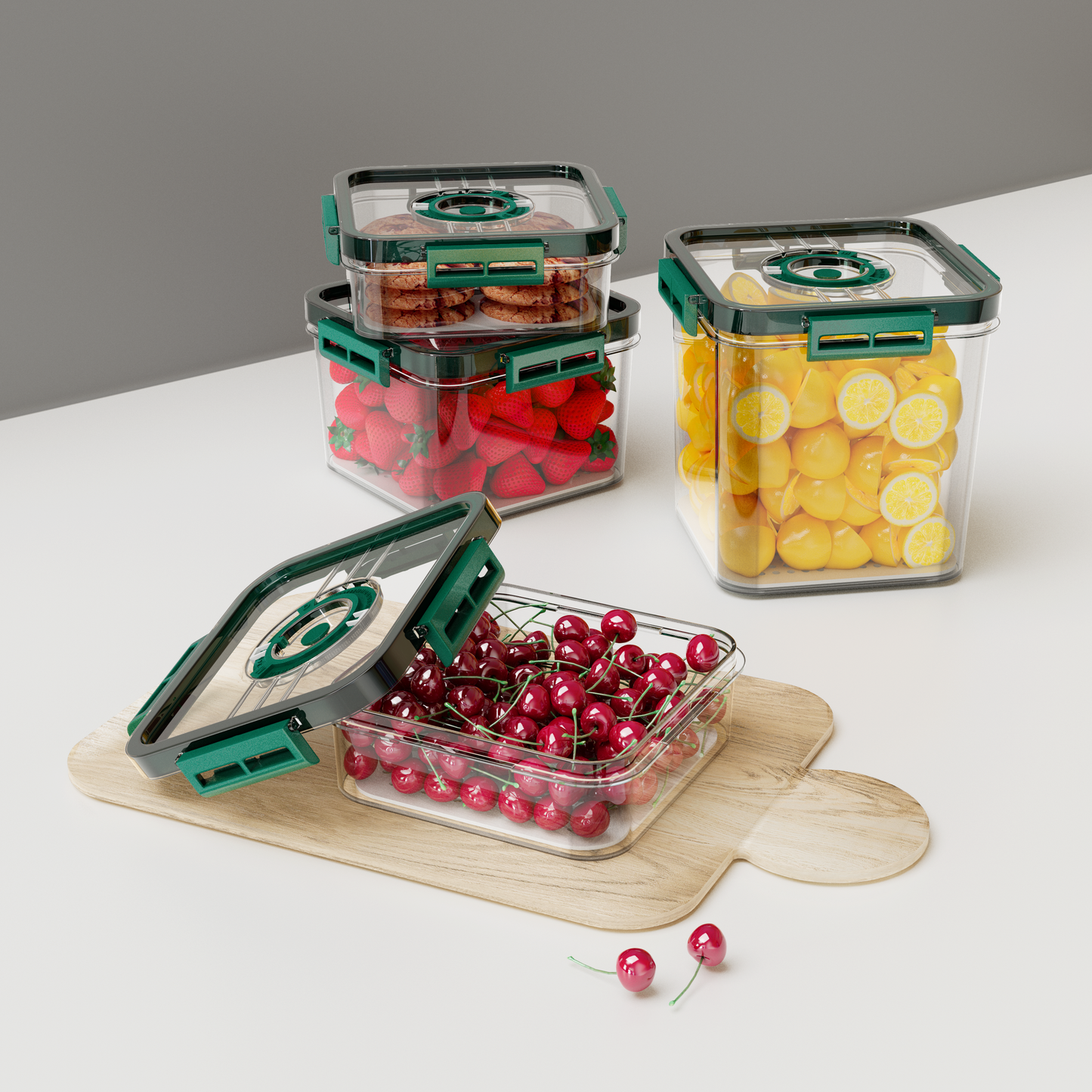SPECKLES® Air Tight Container World's First BPA Free Plastic Fridge Storage Container
