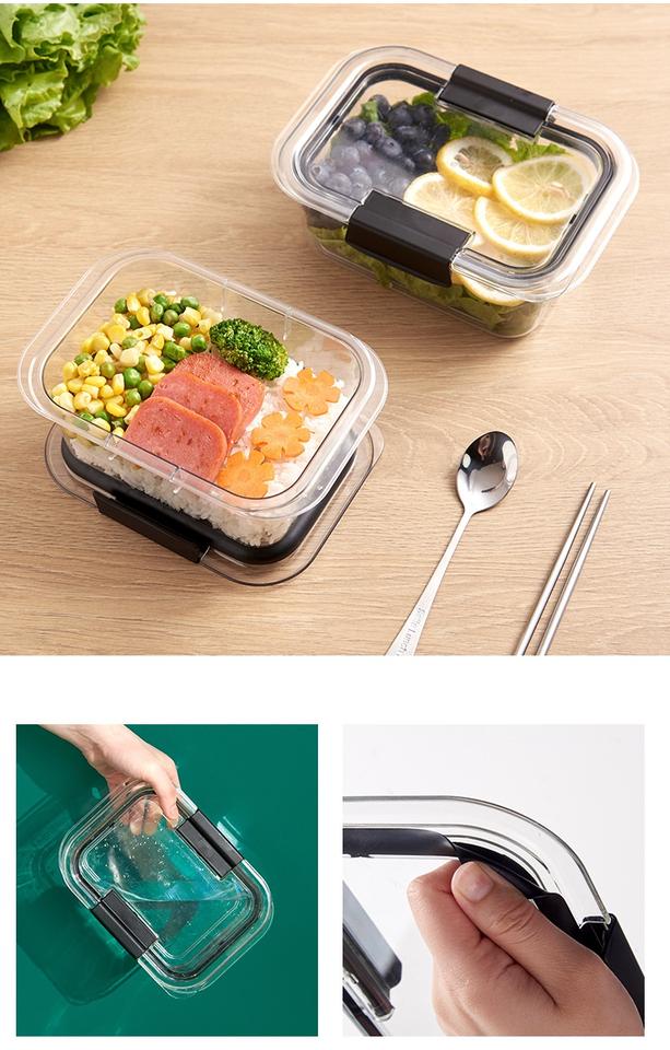 SPECKLES® 1200ML Air Tight Plastic Container Storage Set Fridge Storage Boxes, Kitchen Accessories Set Organization & Kitchen Storage