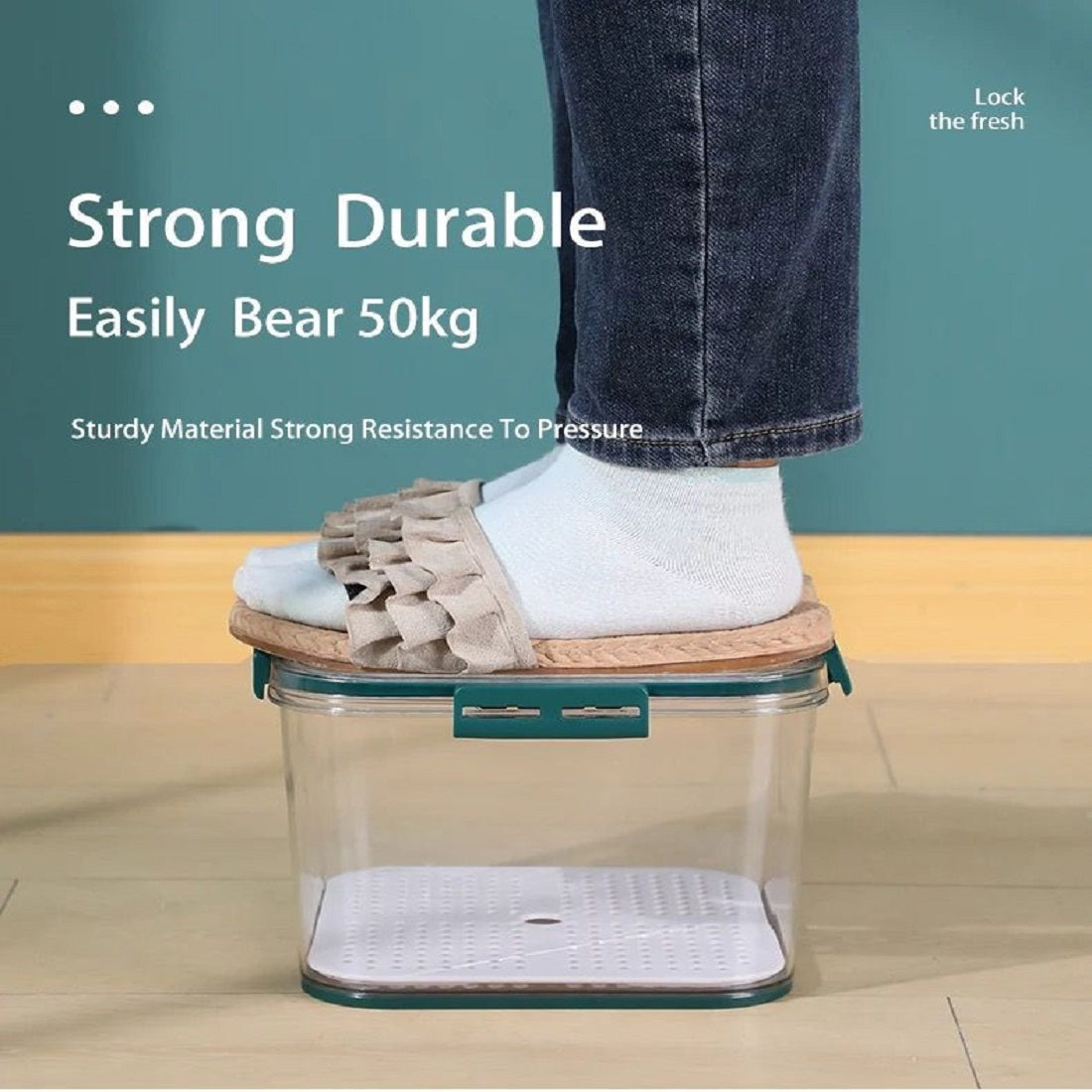 SPECKLES® Air Tight Container World's First BPA Free Plastic Fridge Storage Container