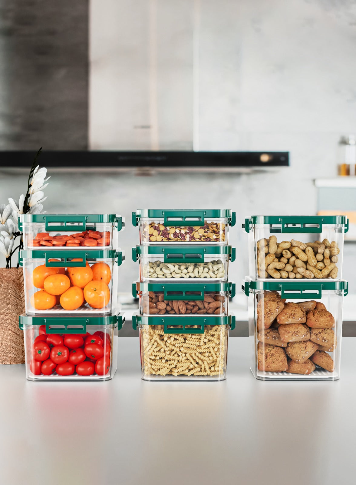 SPECKLES® Air Tight Container World's First BPA Free Plastic Fridge Storage Container