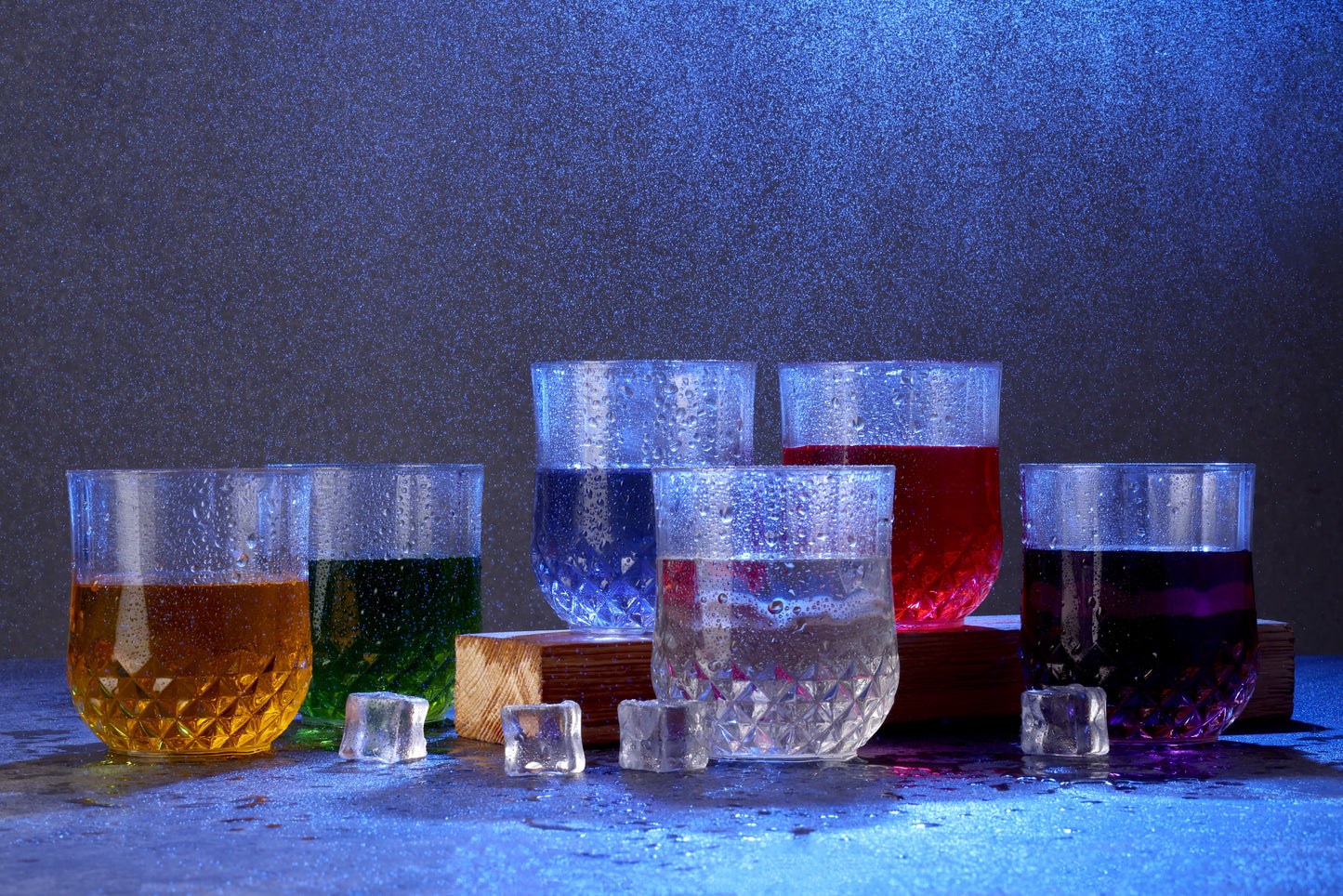 MYSTIC UNBREAKABLE PLASTIC WATER GLASS