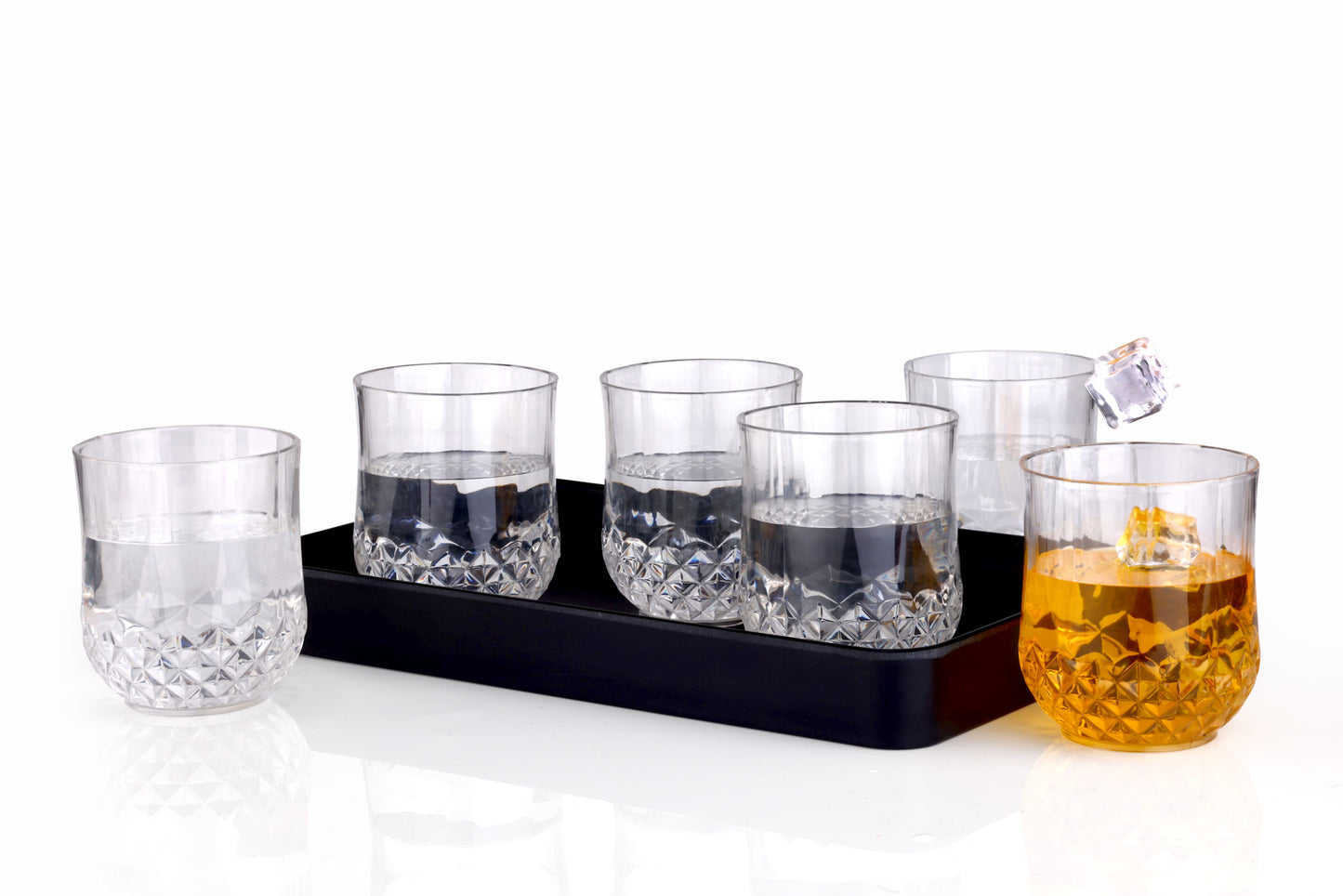 MYSTIC UNBREAKABLE PLASTIC WATER GLASS