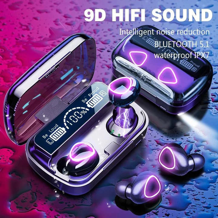 SMART TOUCH BLUETOOTH EARBUDS WITH POWER BANK