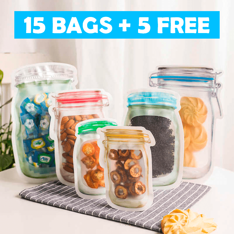 Zipper Jar | Reusable Bags