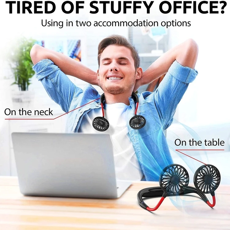 🔥Summer Best Gift🔥Portable Hanging Neck Fan📣50% OFF