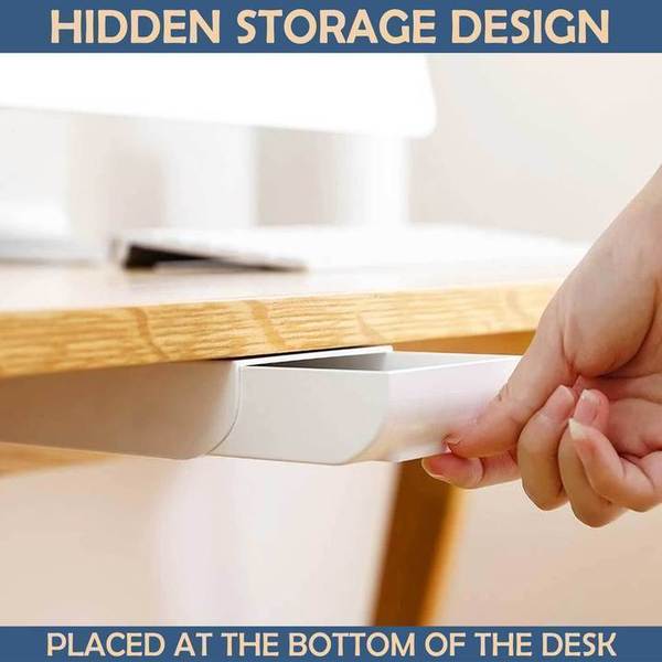 💥50% OFF TODAY 💥Stick On Hidden Under Table Drawer 💥Buy 1 Get 1 Free💥