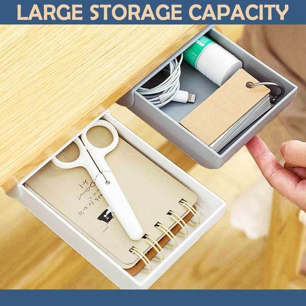 💥50% OFF TODAY 💥Stick On Hidden Under Table Drawer 💥Buy 1 Get 1 Free💥
