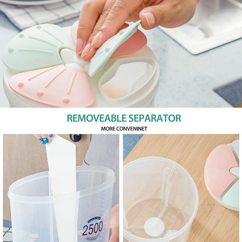 Rotating Kitchen Storage Tank Dry Food Storage Containers