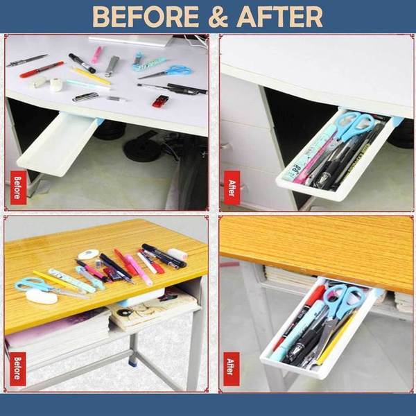 💥50% OFF TODAY 💥Stick On Hidden Under Table Drawer 💥Buy 1 Get 1 Free💥