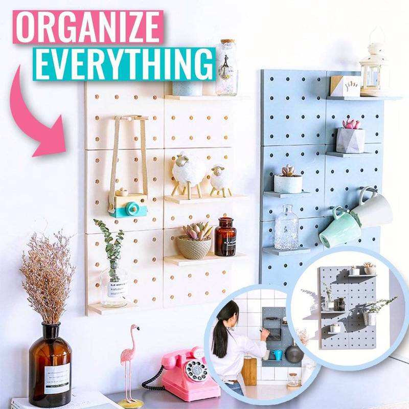 UNIQUE WALL DECOR STORAGE RACK