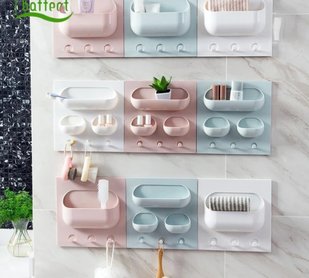 Stickshelf™ - Bathroom Shelf Organizer