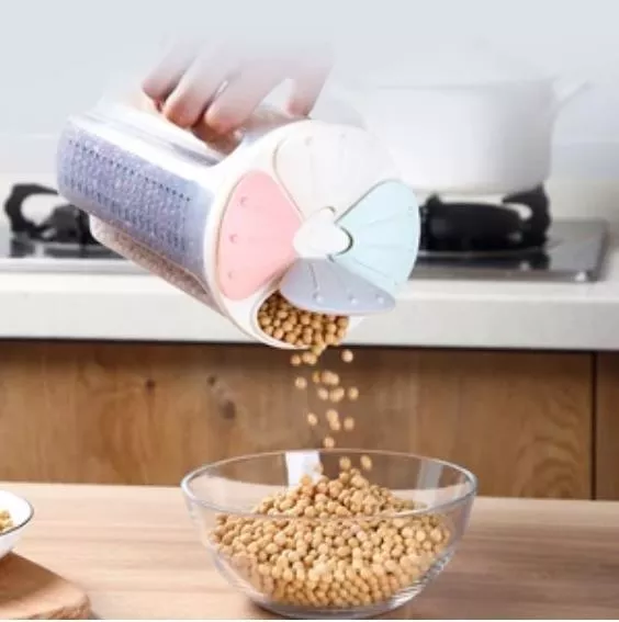 Rotating Kitchen Storage Tank Dry Food Storage Containers