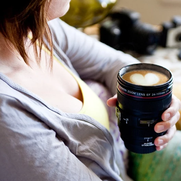 Stylist Camera Lens Coffee Mug