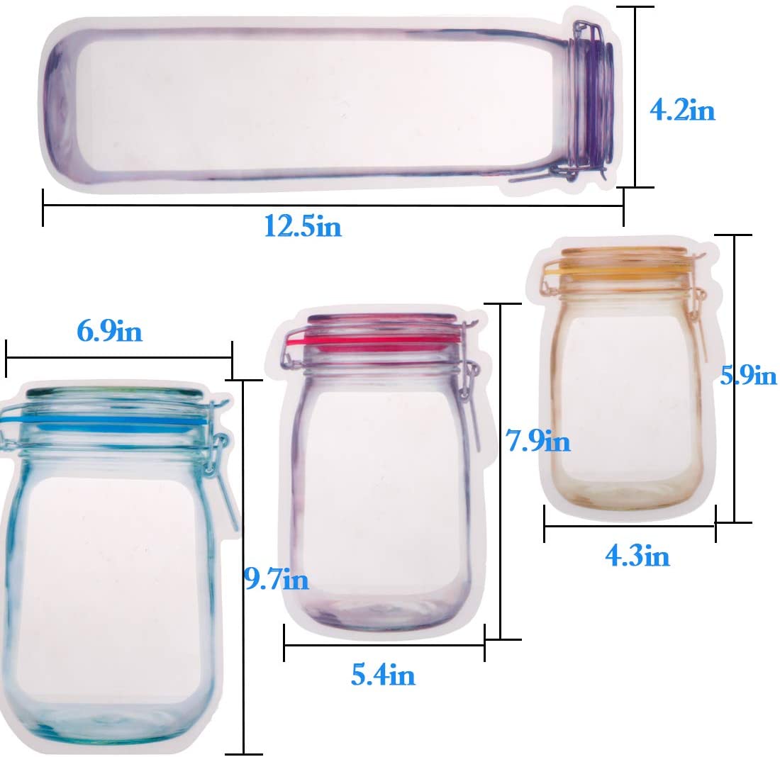 Zipper Jar | Reusable Bags