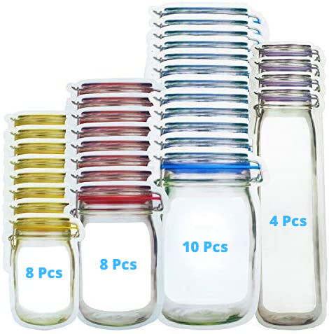 Zipper Jar | Reusable Bags