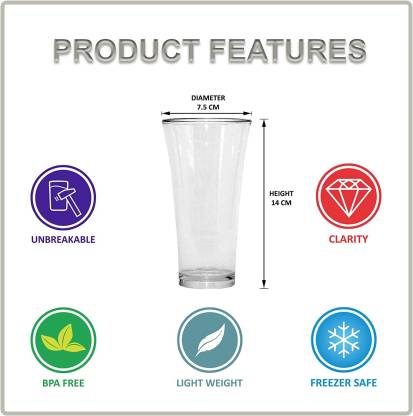 Unbreakable juicy Glass