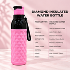 Diamond Insulated Water Bottle