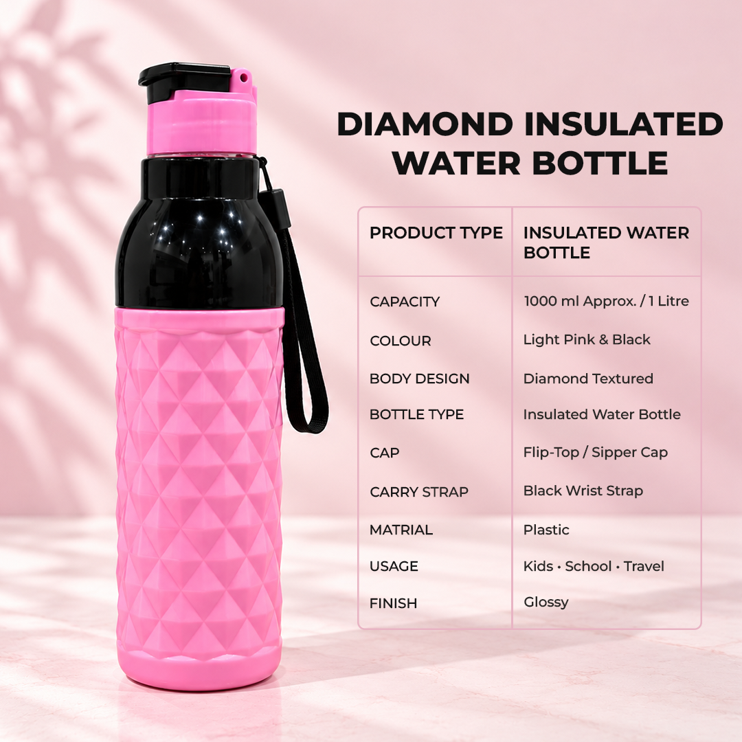 Diamond Insulated Water Bottle