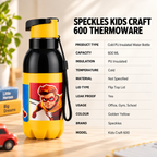 Golden Yellow Speckles Kids Craft 600ML Thermoware