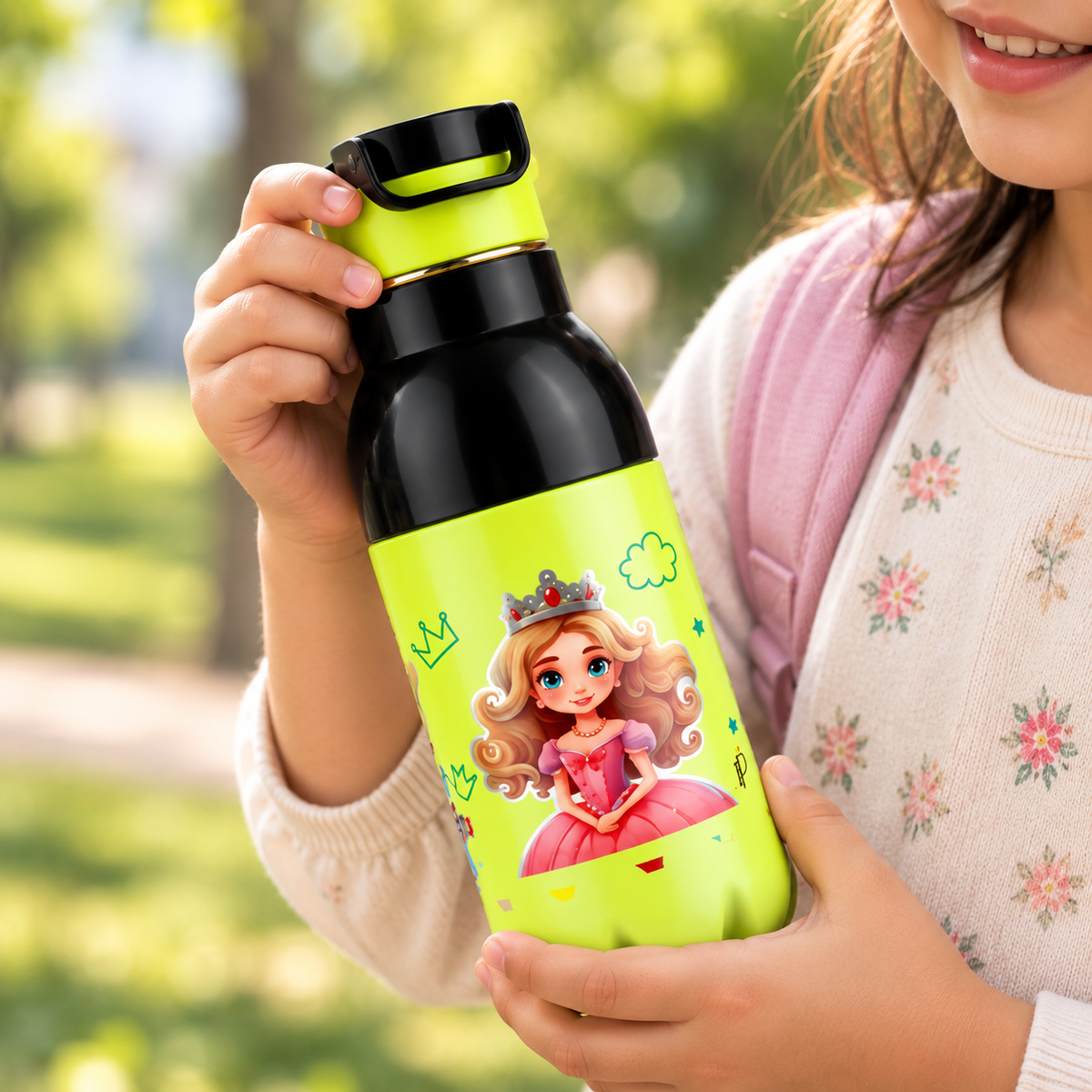 Parrot Green Speckles Kids Craft 600ML Thermoware