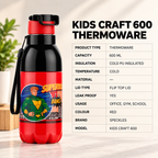 Red Kids Craft 600ML Thermoware