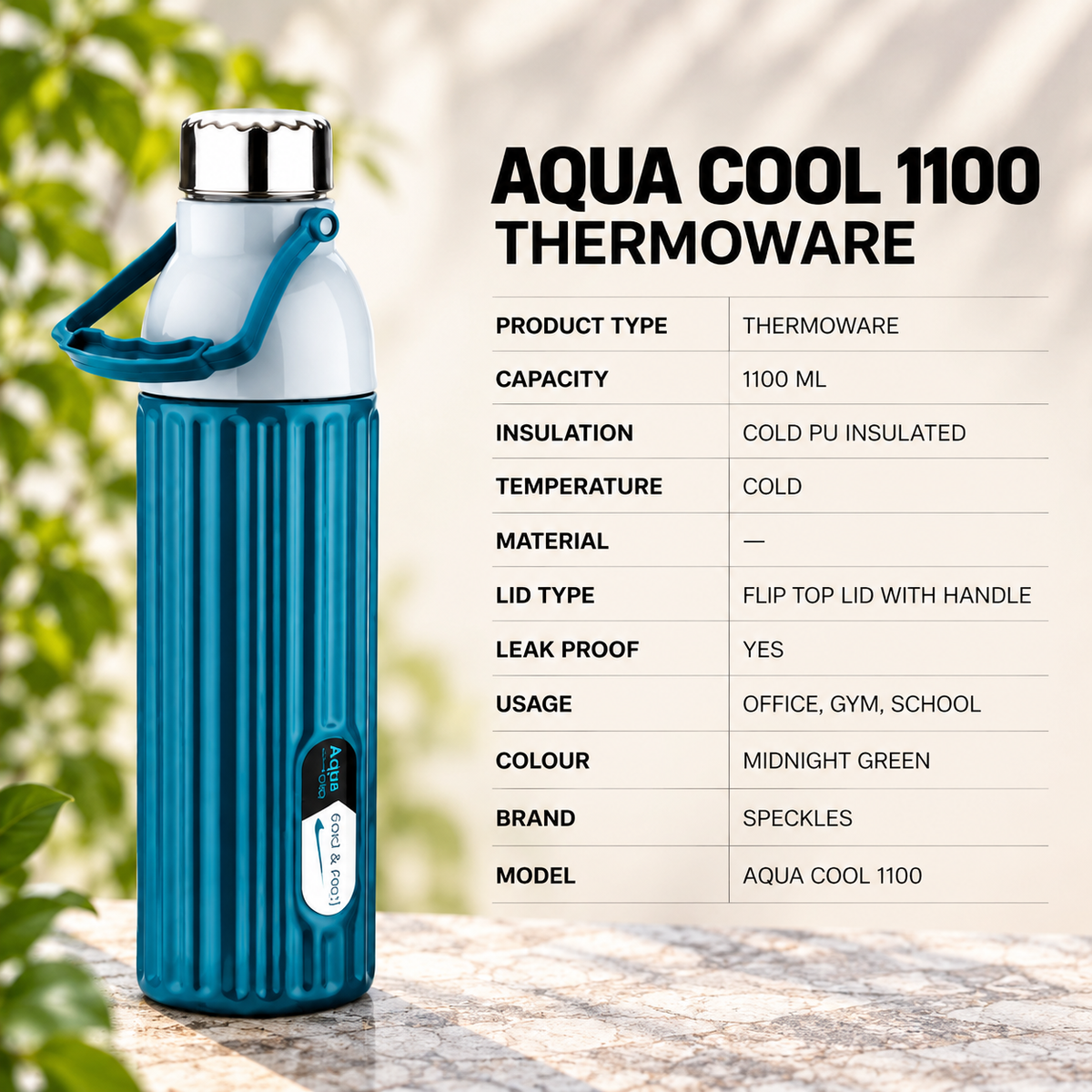 Dark Sky Aqua Cool 1100ML Thermoware
