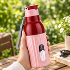 Pink & Red Aqua Cool 600ML Thermoware