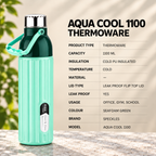Dark Green Aqua Cool 1100ML Thermoware