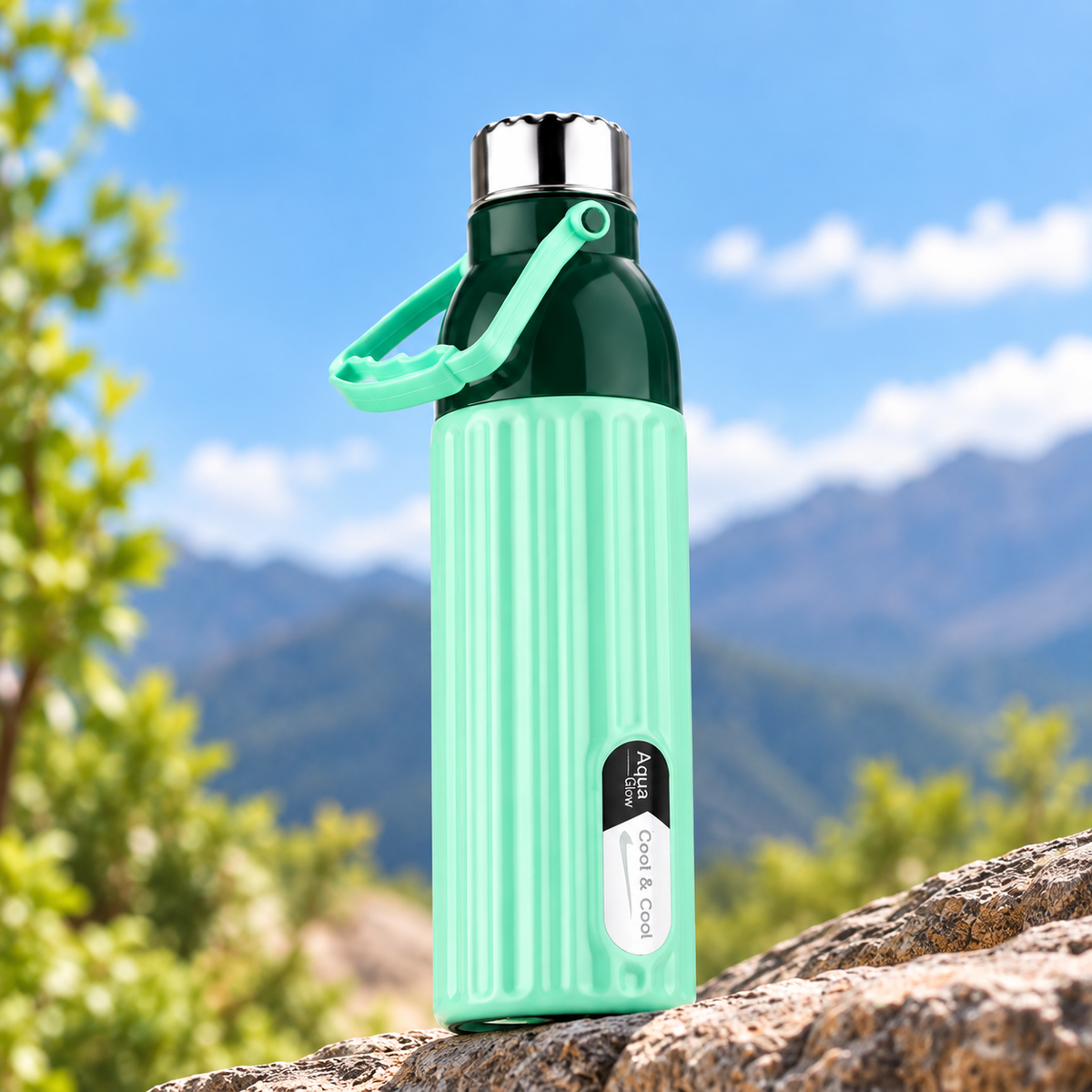 Dark Green Aqua Cool 1100ML Thermoware