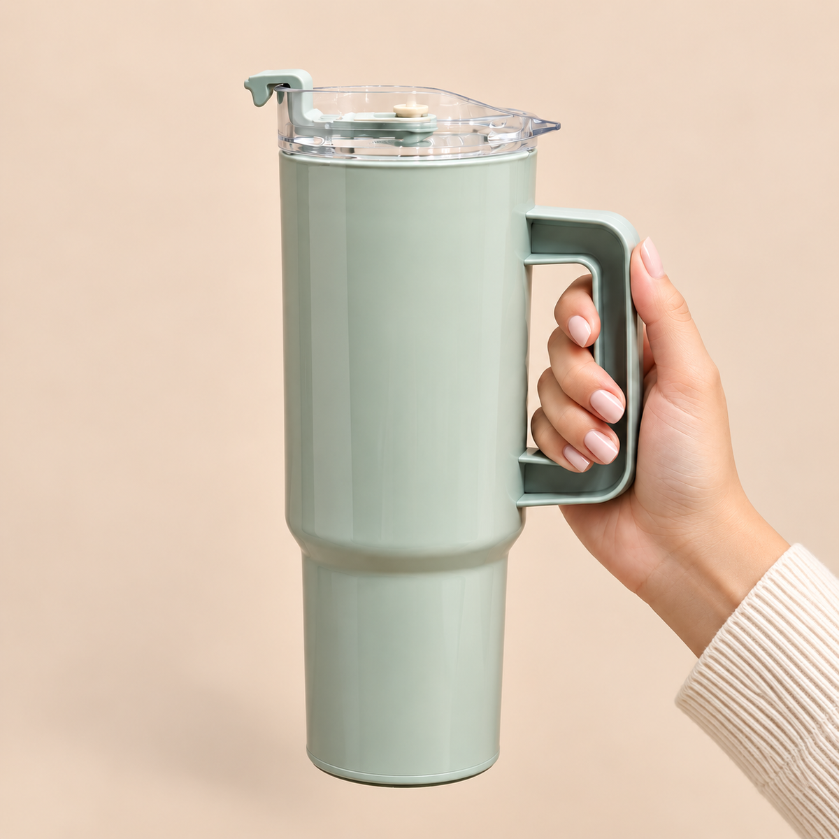 Sage Green Travel Tumbler