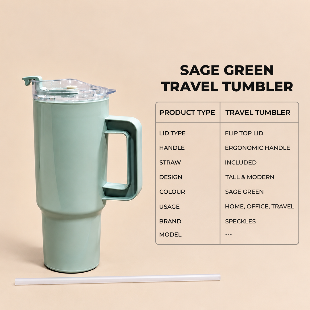 Sage Green Travel Tumbler