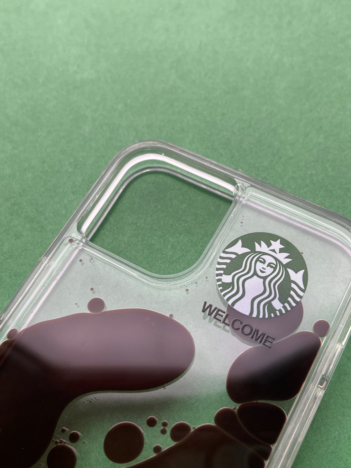STARBUCK Floating Toy Liquid Case For IPhone