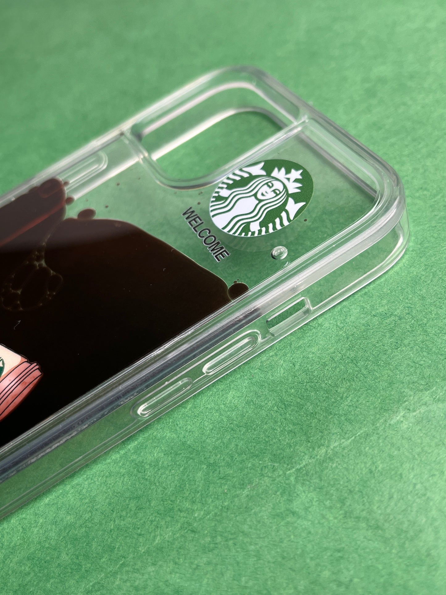 STARBUCK Floating Toy Liquid Case For IPhone