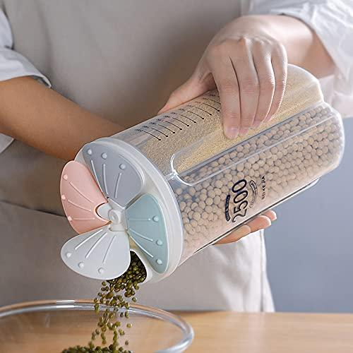 Rotating Kitchen Storage Tank Dry Food Storage Containers